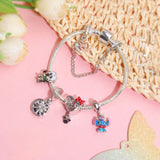 Darrahopens Fashion > Women's Fashion > Women's Jewellery Cartoon Dog Beaded Heart Pendant DIY Bracele(17cm)