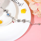 Darrahopens Fashion > Women's Fashion > Women's Jewellery Cartoon Punk Spider-Man Themed Rhinestone Bracele(21cm)