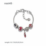 Darrahopens Fashion > Women's Fashion > Women's Jewellery Charm Bracelets Mix & Match Offer - 10 Styles with Cartoon, Vintage Elements, Buy 3 for Better Price(triple)