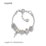 Darrahopens Fashion > Women's Fashion > Women's Jewellery Charm Bracelets Mix & Match Offer - 10 Styles with Cartoon, Vintage Elements, Buy 3 for Better Price(triple)