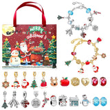 Darrahopens Fashion > Women's Fashion > Women's Jewellery Christmas Advent Calendar 2025 Girls, 24 Days Xmas Countdown Calendar Jewelry Bracelet Set, DIY Bracelets Ornament Christmas Vacation Advent Calendar, Christmas Gift Set for Girls Boys Kids Women