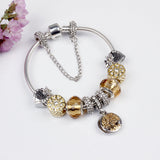 Darrahopens Fashion > Women's Fashion > Women's Jewellery Crystal Bead & Tree of Life Pendant Bracelet with Rhinestones(19cm)