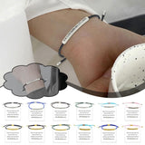 Darrahopens Fashion > Women's Fashion > Women's Jewellery Don't Let the Tough Days Win Bracelet, Inspirational Black Bracelet for Women and Men Onesize