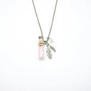Darrahopens Fashion > Women's Fashion > Women's Jewellery Gift Gox - Crystal Bottle (Rose Quartz) + Purify Oil Blend