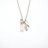 Darrahopens Fashion > Women's Fashion > Women's Jewellery Gift Gox - Crystal Bottle (Rose Quartz) + Purify Oil Blend