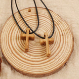Darrahopens Fashion > Women's Fashion > Women's Jewellery Olive Wood Cross Necklace - Simple and Personalized