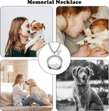 Darrahopens Fashion > Women's Fashion > Women's Jewellery Pet Ashes Memorial Necklace, Glass Circle Urn Pendant with Stainless Steel Chain for Pet Fur, Dried Flowers and Keepsake Jewellery, Transparent In Australia - Darrahopens