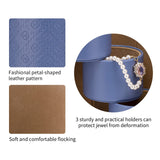 Darrahopens Fashion > Women's Fashion > Women's Jewellery Purple Travel Jewelry Case: 3-Layer PU Cylinder Organizer for Necklaces, Earrings, Gifts for Travelers & Jewelry Lovers