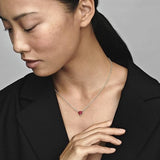 Darrahopens Fashion > Women's Fashion > Women's Jewellery Red Heart Necklace, Timeless Red Heart Jewelry for Women, Elegant Gift