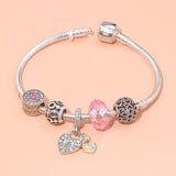 Darrahopens Fashion > Women's Fashion > Women's Jewellery Rose Gold Petal Zircon Bracelet(20cm)