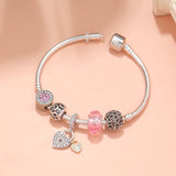 Darrahopens Fashion > Women's Fashion > Women's Jewellery Rose Gold Petal Zircon Bracelet(20cm)