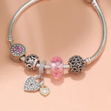 Darrahopens Fashion > Women's Fashion > Women's Jewellery Rose Gold Petal Zircon Bracelet(20cm)