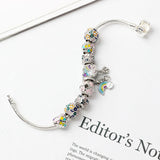 Darrahopens Fashion > Women's Fashion > Women's Jewellery Sky-themed Heart Wreath Rainbow Pendant Alloy Bracelet(20cm)