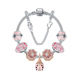 Darrahopens Fashion > Women's Fashion > Women's Jewellery Spring Blossom Charm Bracelet with Flower Beads(19cm)