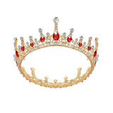 Darrahopens Fashion > Women's Fashion > Women's Jewellery Vintage Princess Wedding Crown Hair Accessories Bridal Round Tiara Headpiece
