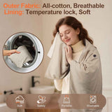 Darrahopens Fashion > Women's Fashion > Women's Knitwear & Sweaters Womens USB Heated Scarf 3 Temperature Settings 8 Heating Zones Washable, 135 x 80 cm In Australia - Darrahopens