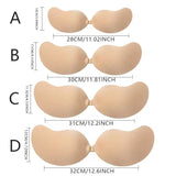 Darrahopens Fashion > Women's Fashion > Women's Lingerie 3-PCS Black color Invisible Silicone Push-Up Bra - Reusable Adhesive Mango Breast Pasties with Breathable Design - Strapless Backless Self-Adhesive Nipple Covers for Women(Cup A)
