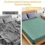 Darrahopens Fashion > Women's Fashion > Women's Lingerie 4PCS Adjustable Bed Sheet Straps, Elastic Grippers for Bedding