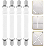 Darrahopens Fashion > Women's Fashion > Women's Lingerie 4PCS Adjustable Bed Sheet Straps, Elastic Grippers for Bedding