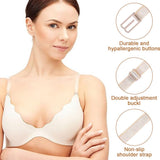 Darrahopens Fashion > Women's Fashion > Women's Lingerie Clothespins - Bra Band Clips - 3 Bra Band Clips and 6 Pairs of Bra Clips - Adjustable Bra Band Clips - Soft and comfortable, stretchy and suitable for all cup sizes