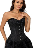Darrahopens Fashion > Women's Fashion > Women's Lingerie Corset Tops for Women Black S Lace Waist Push Up Bodysuit Bustier Shapewear Lingerie