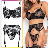 Darrahopens Fashion > Women's Fashion > Women's Lingerie Sexy lingerie set - Feminine sexy lingerie set - Floral print linen body - Back support - Sexy lingerie set - Seductive lingerie - Valentine's Day gift - Size L