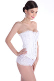 Darrahopens Fashion > Women's Fashion > Women's Lingerie Women's Corset with Flowers, Braless, Strapless Lingerie Pink Pink[ca] Pink XS