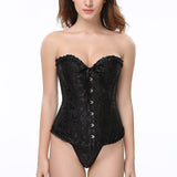 Darrahopens Fashion > Women's Fashion > Women's Lingerie Women's Corset with Flowers, Braless, Strapless Lingerie Pink Pink[ca] Pink XS
