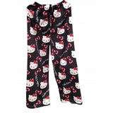 Darrahopens Fashion > Women's Fashion > Women's Sleepwear HelloKitty Cartoon Flannel Pajamas, Plush and Thick Insulation, Pajamas for Women - Black - Pink Black - Pink M Black - Pink M-yux Black - Pink M