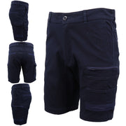 Darrahopens Fashion > Women's Fashion > Women's Sleepwear Mens Cargo Cotton Drill Work Shorts UPF 50+ 13 Pockets Tradies Workwear Trousers, Navy, 40