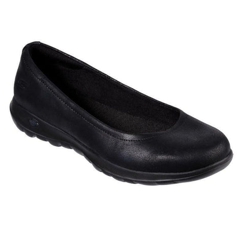 Darrahopens Fashion > Women's Fashion > Women's Sneakers & Sports Shoes Skechers Womens Go Walk Lite Flats Shoes Comfort GEM Lightweight - Black/Black In Australia - Darrahopens