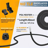 Darrahopens Fashion > Women's Fashion > Women's Sneakers & Sports Shoes Sneaker Laces 120CM suitable for Sneakers - Elastic laces without a tie - Suitable for students and adults - With strong buckle and quick-release function (Yellow)