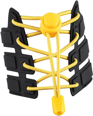 Darrahopens Fashion > Women's Fashion > Women's Sneakers & Sports Shoes Sneaker Laces 120CM suitable for Sneakers - Elastic laces without a tie - Suitable for students and adults - With strong buckle and quick-release function (Yellow)
