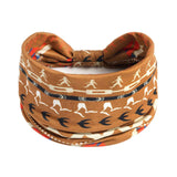 Darrahopens Fashion > Women's Fashion > Women's Socks & Hosiery 10 Pieces Womens Mens Headband Printed Hairband Bandana Wrap (Multicolored )Elastic Headband Stylish Wrap Headbands Hair Accessories