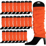 Darrahopens Fashion > Women's Fashion > Women's Socks & Hosiery 24 LEG WARMERS Knitted Womens Neon Party Knit Ankle Fluro Dance Costume 80s BULK - Fluro Orange