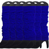 Darrahopens Fashion > Women's Fashion > Women's Socks & Hosiery 6x LEG WARMERS Knitted Womens Neon Party Knit Ankle Fluro Dance Costume 80s BULK - Royal Blue