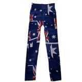 Darrahopens Fashion > Women's Fashion > Women's Socks & Hosiery Australia Flag Womens Leggings OZ Au Aussie Pants Bottoms Australian