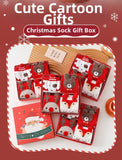 Darrahopens Fashion > Women's Fashion > Women's Socks & Hosiery Christmas Products Christmas Socks Combed Cotton 4 Pair Medium Socks Gift Box