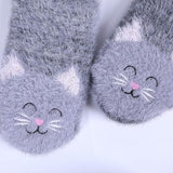 Darrahopens Fashion > Women's Fashion > Women's Socks & Hosiery House Socks (2 pairs) - Floor Socks - Slipper Socks - Women's House Socks - Comfortable and Warm - Cute Animal Print - Christmas Gift