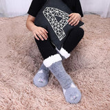 Darrahopens Fashion > Women's Fashion > Women's Socks & Hosiery House Socks (2 pairs) - Floor Socks - Slipper Socks - Women's House Socks - Comfortable and Warm - Cute Animal Print - Christmas Gift