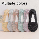 Darrahopens Fashion > Women's Fashion > Women's Socks & Hosiery Lace Ballet Socks Transparent Low Non-Slip Breathable Socks for Women