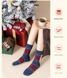 Darrahopens Fashion > Women's Fashion > Women's Socks & Hosiery Socks - 5 pairs - Christmas socks - Lounge socks - Warm socks - Cute mid-height reindeer women's socks - Christmas sock set - Christmas gift - Birthday gift - Reindeer series