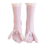 Darrahopens Fashion > Women's Fashion > Women's Socks & Hosiery Women's Coral Velvet Fluffy Bed Socks Thick Plush Winter Home Sleeping Socks