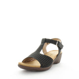 Darrahopens Fashion > Women's Fashion > Women's Thongs & Sandals AEROCUSHION Women's MELANIE Sandals Black Shoe 41EU