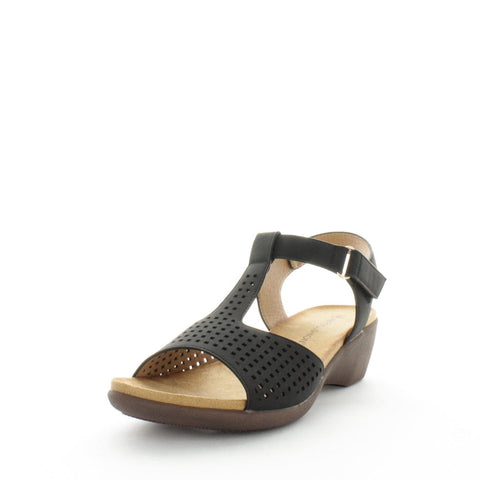 Darrahopens Fashion > Women's Fashion > Women's Thongs & Sandals AEROCUSHION Women's MELANIE Sandals Black Shoe 41EU