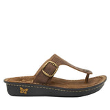 Darrahopens Fashion > Women's Fashion > Women's Thongs & Sandals Alegria Vella Comfort Womens Sandals Slip On Ladies Shoes - Oiled Brown