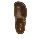 Darrahopens Fashion > Women's Fashion > Women's Thongs & Sandals Alegria Vella Comfort Womens Sandals Slip On Ladies Shoes - Oiled Brown