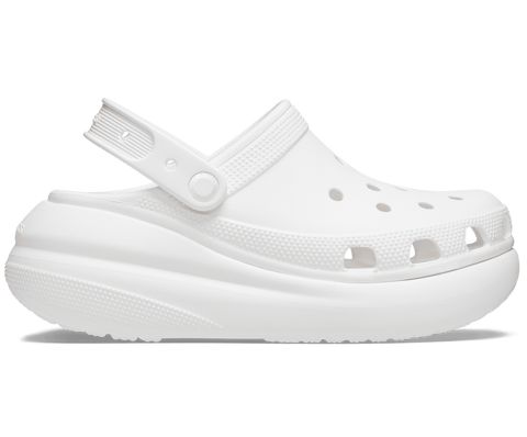 Darrahopens Fashion > Women's Fashion > Women's Thongs & Sandals Crocs Classic Crush Platform Clogs Sandals - White In Australia - Darrahopens
