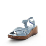 Darrahopens Fashion > Women's Fashion > Women's Thongs & Sandals SOFT TREAD ALLINO Women's BOPAL Sandals Blue Shoe 38EU