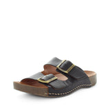 Darrahopens Fashion > Women's Fashion > Women's Thongs & Sandals SOFT TREAD ALLINO Women's BRODIE Sandals Black Leather Shoe 41EU